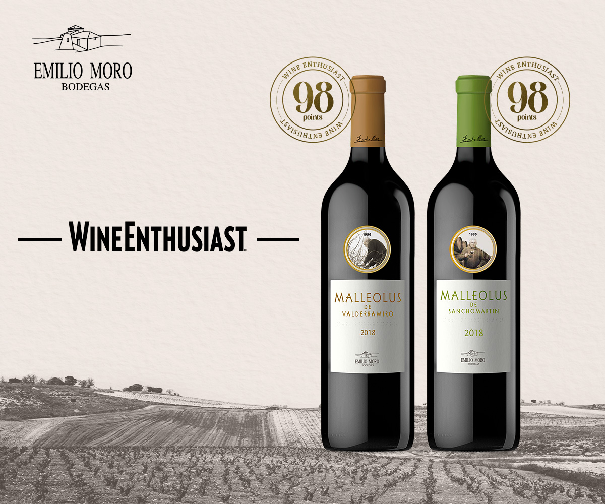 The Malleolus Family From Bodegas Emilio Moro Receives Excellent Ratings From Wine Enthusiast