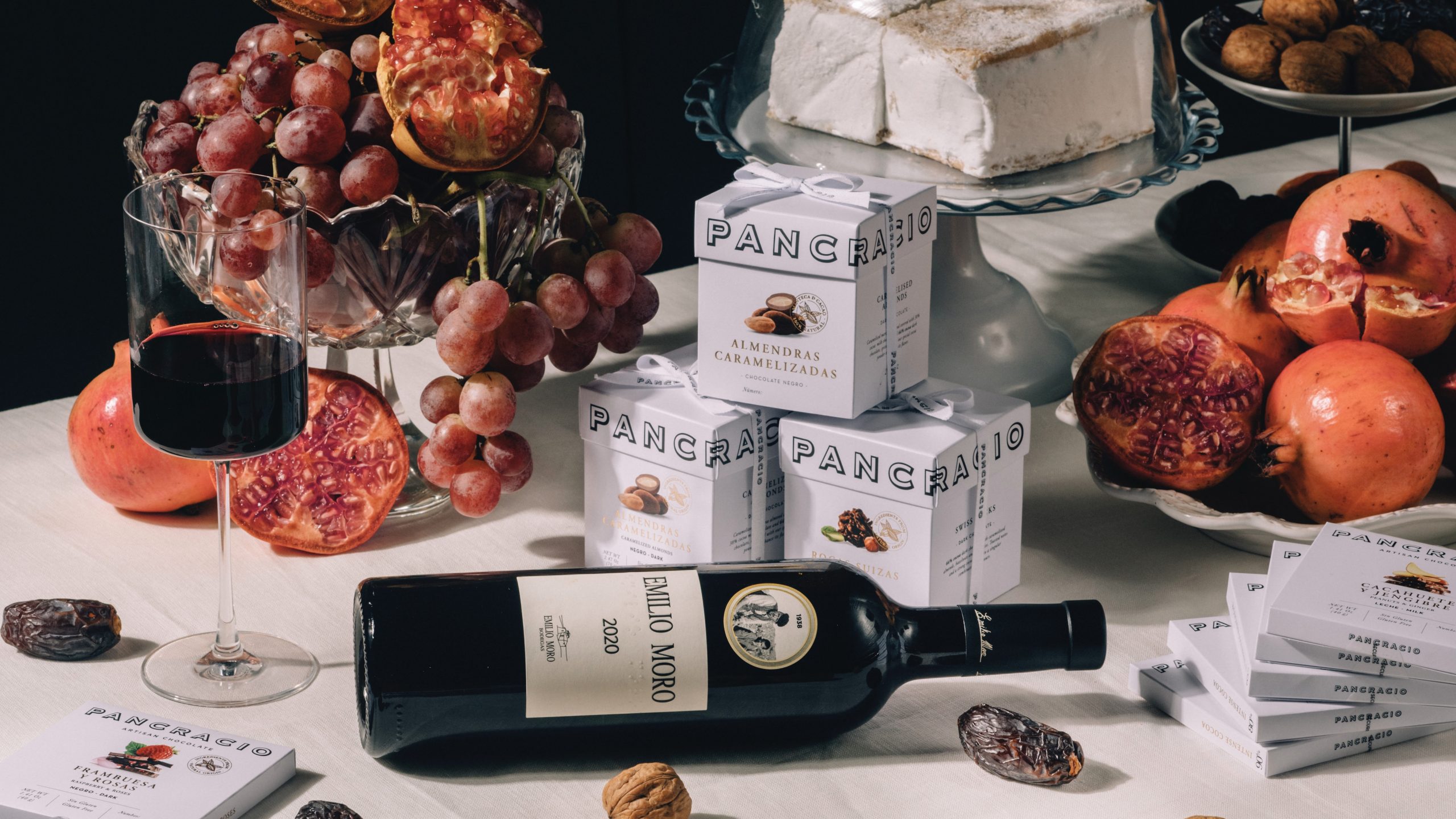 BODEGAS EMILIO MORO Y CHOCOLATES PANCRACIO SE UNEN PARA ACOMPAÑARTE EN LOS MOMENTOS MÁS ESPECIALES ESTA NAVIDAD